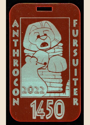 Fursuiter Badge from AC2022