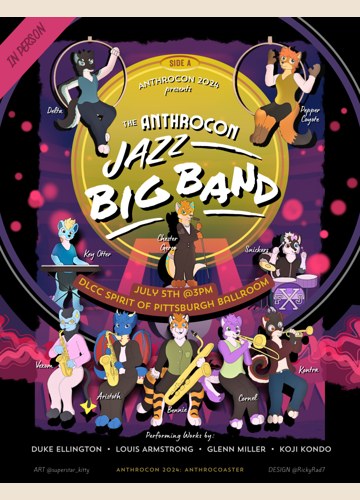 Preview of Anthrocon Jazz Big Band Poster